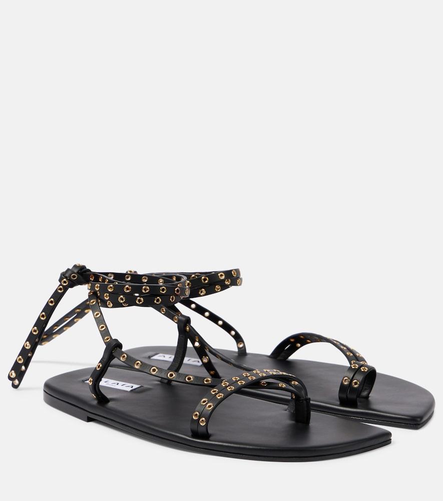 alaïa marsa embellished leather sandals