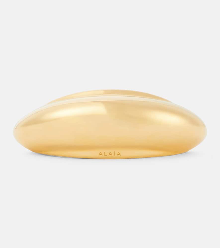 alaïa metallic barrette
