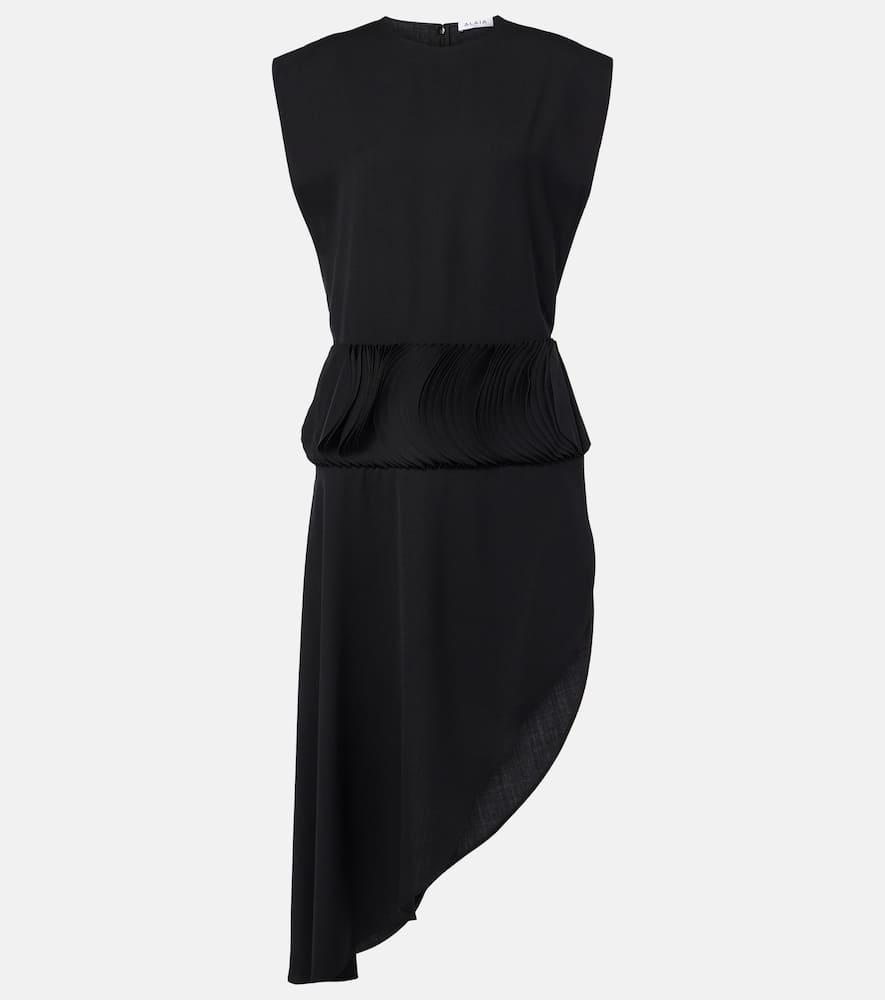 alaïa milfeuil midi dress