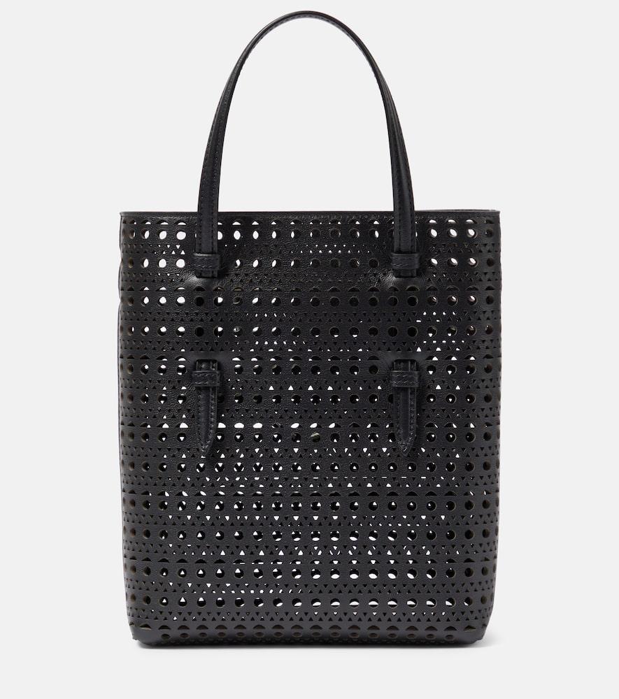 alaïa mina ns vienne wave leather tote bag
