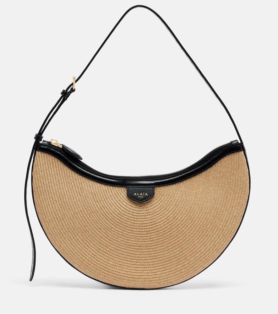 alaïa one piece demi lune small shoulder bag