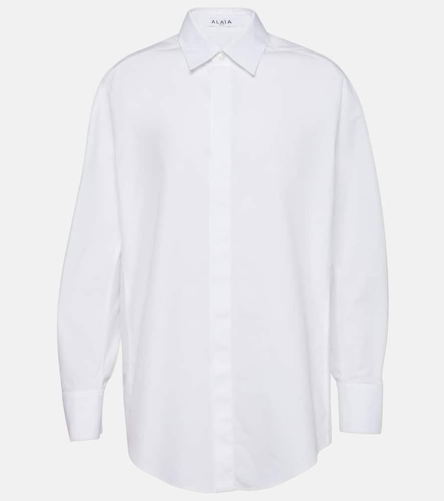 alaïa oversized cotton shirt