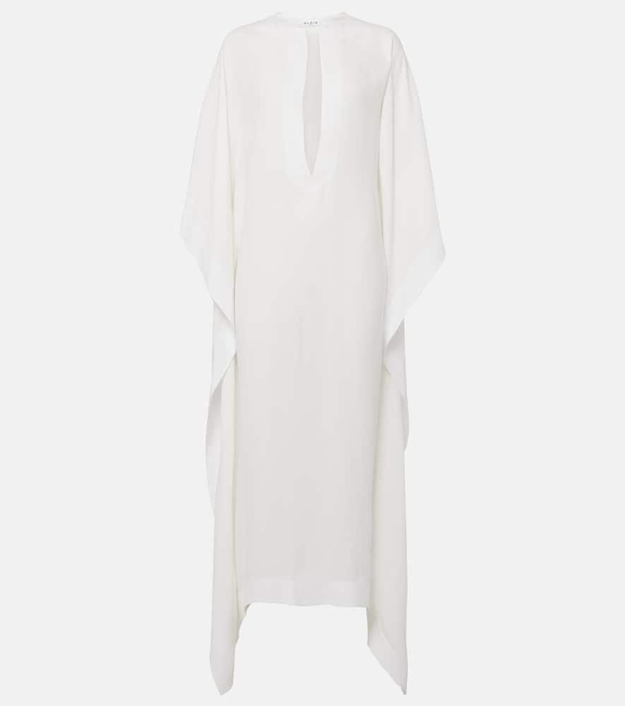 alaïa oversized crêpe kaftan