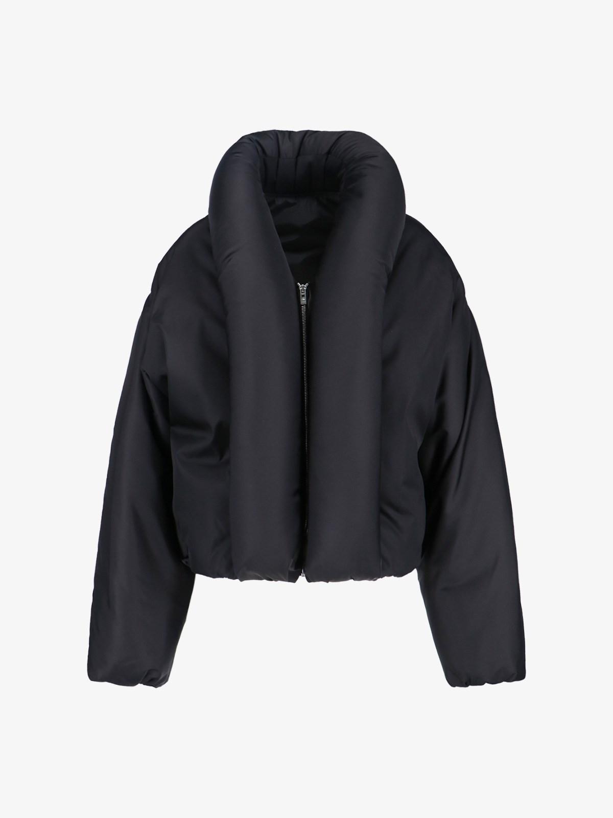 alaïa padded bomber jacket