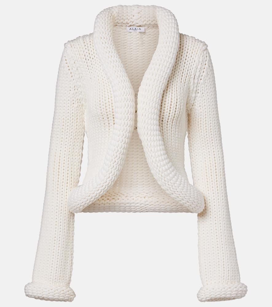 alaïa padded wool
