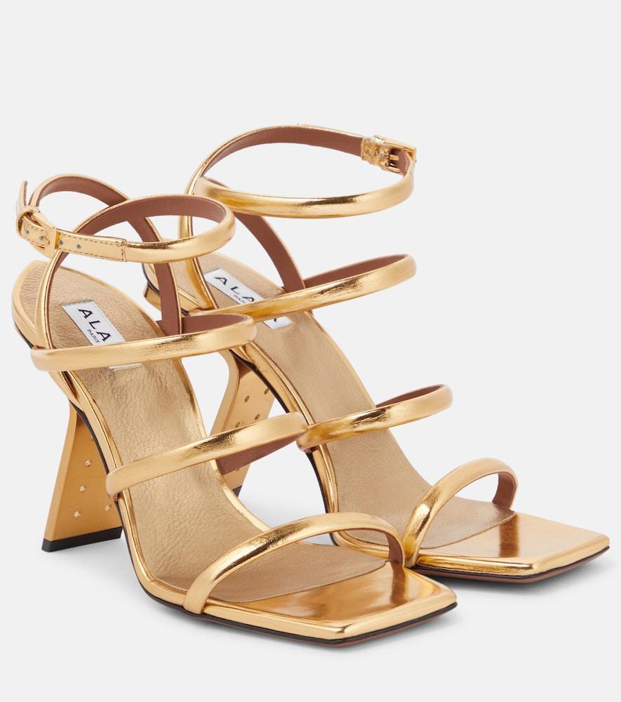 alaïa perfo leather sandals