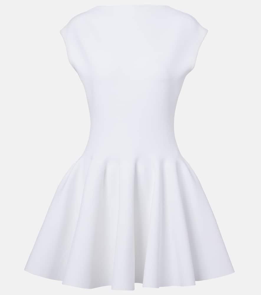 alaïa pleated minidress