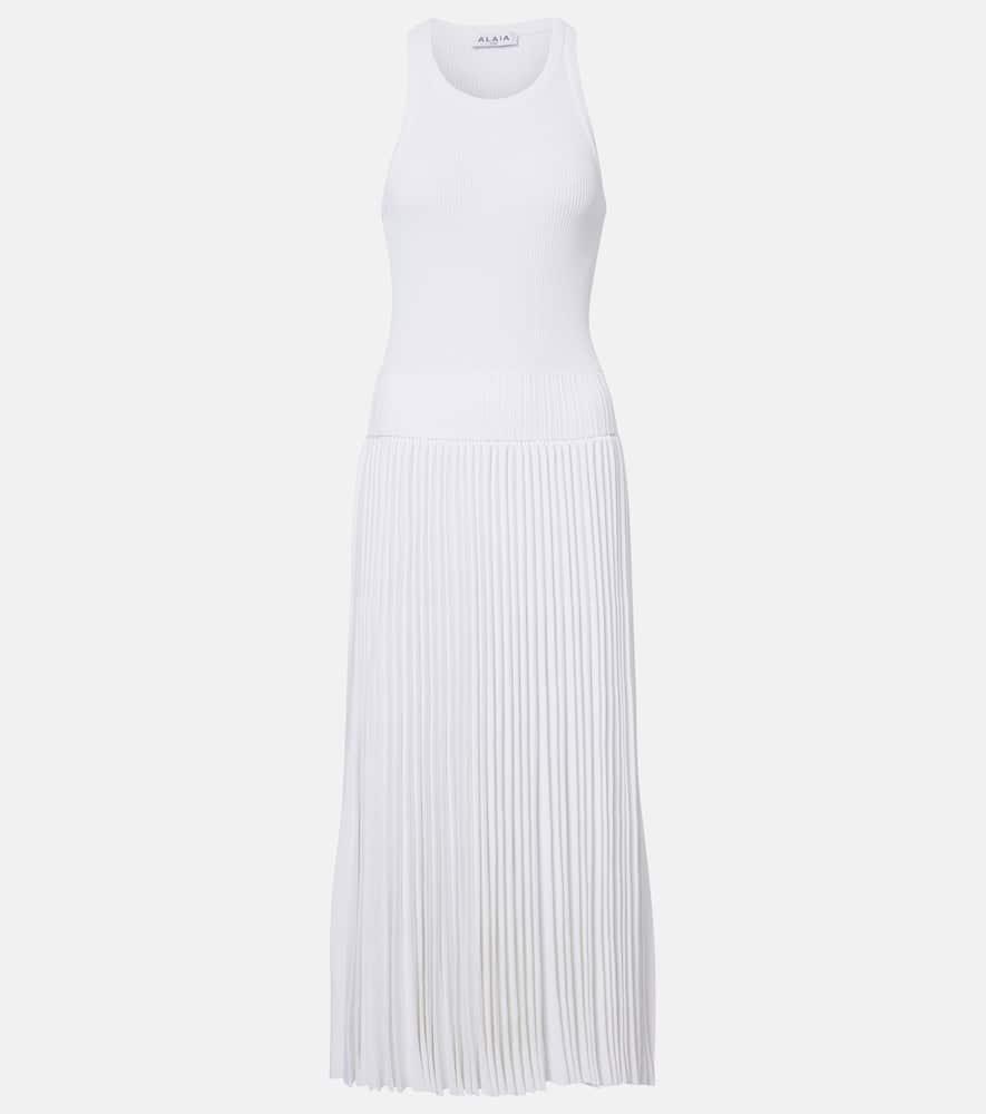 alaïa pleated ribbed