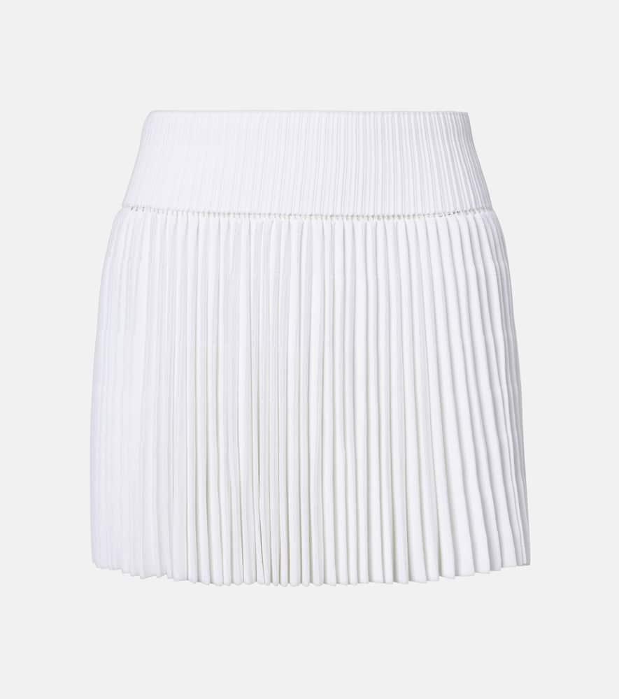 alaïa plissé miniskirt