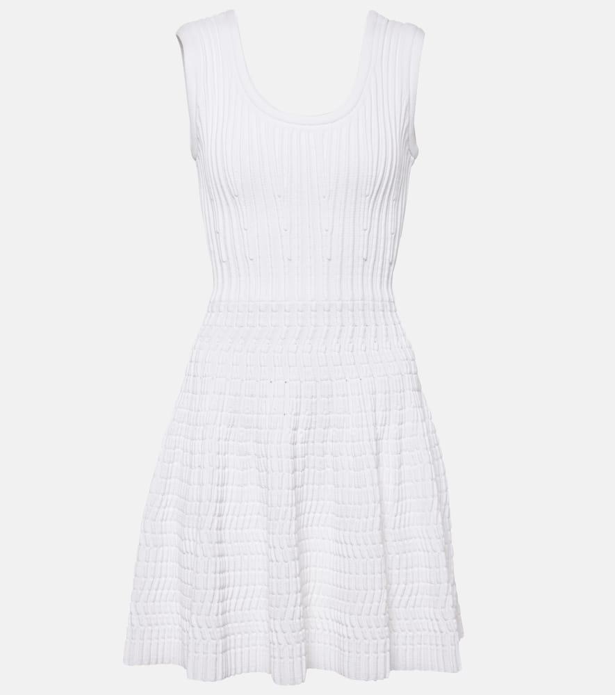 alaïa pointelle minidress
