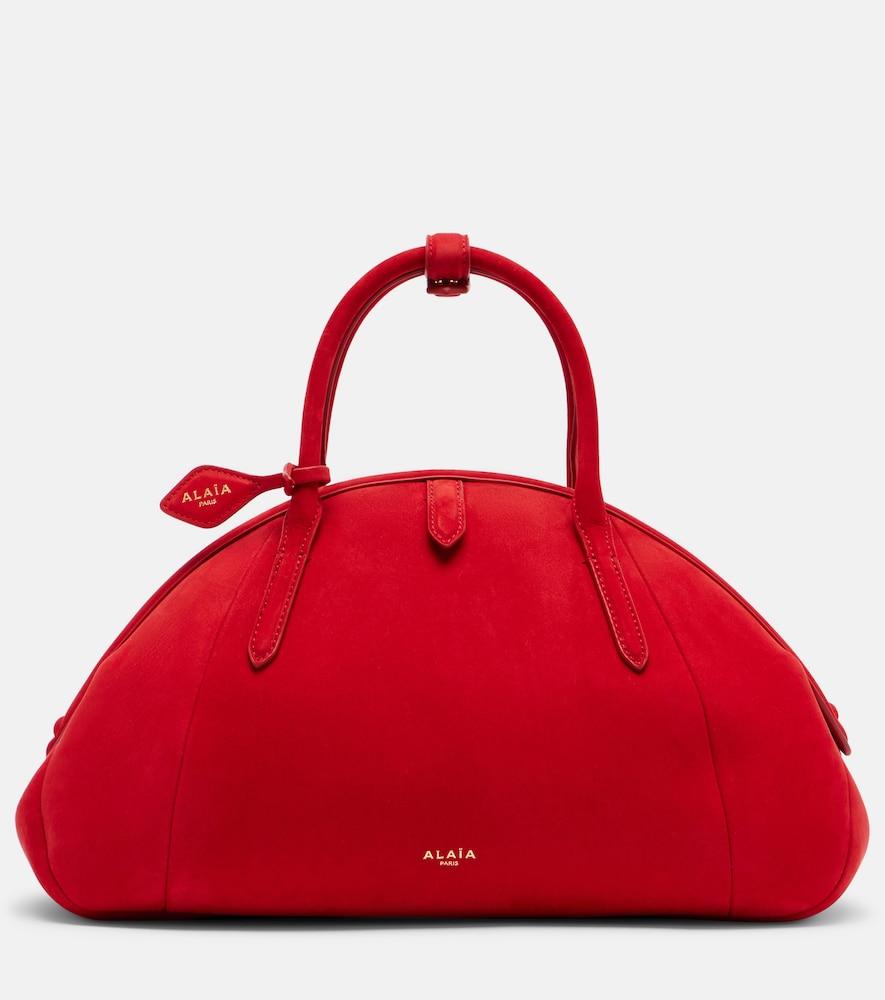alaïa purse small suede top
