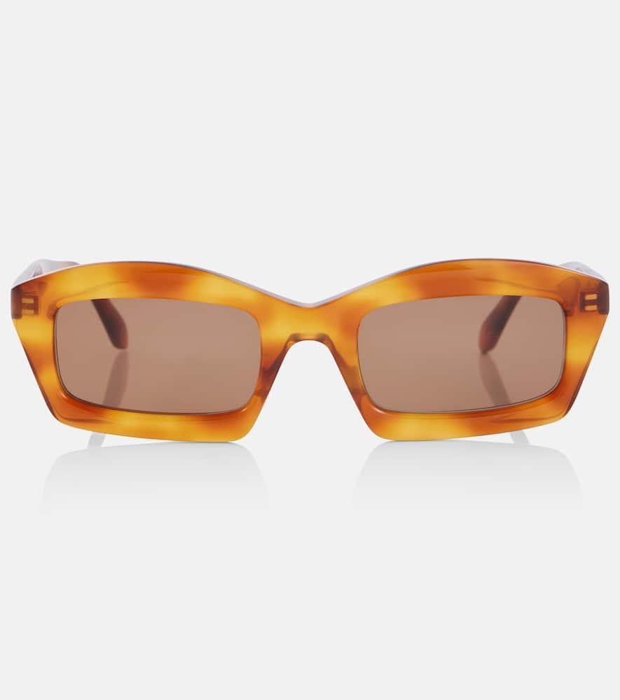 alaïa rectangular sunglasses