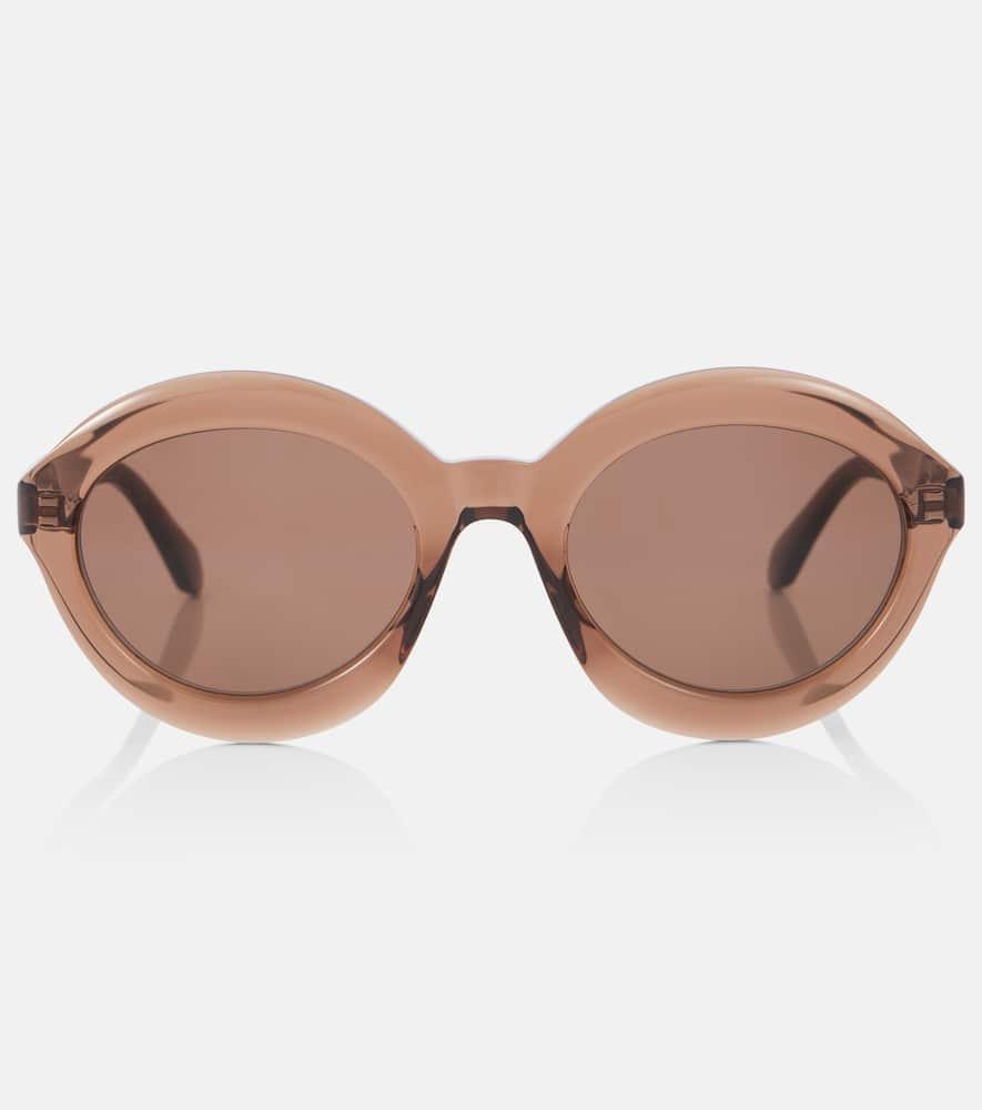 alaïa round sunglasses