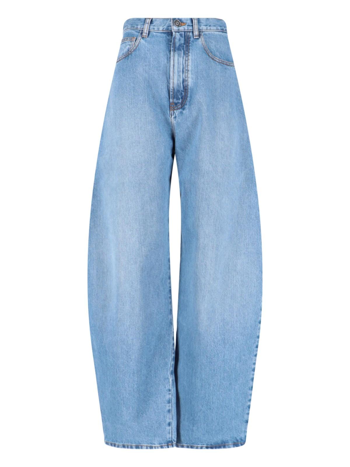 alaïa rounded jeans