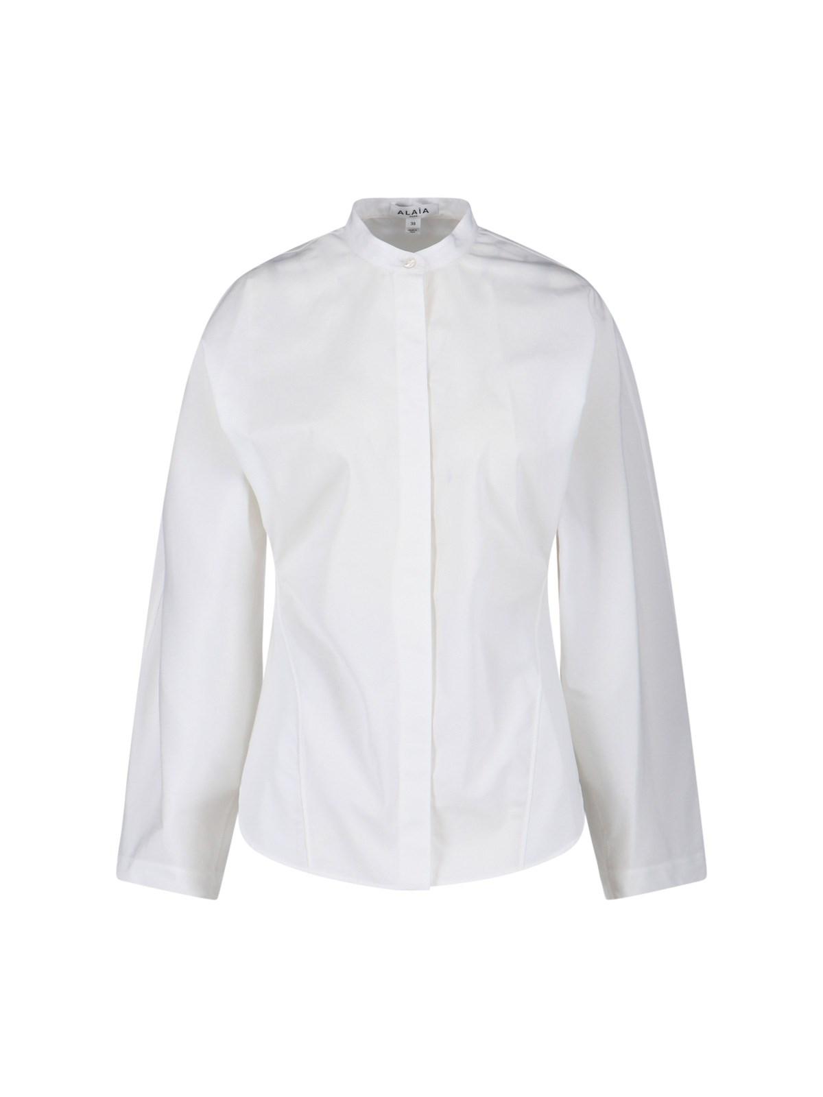 alaïa rounded shirt