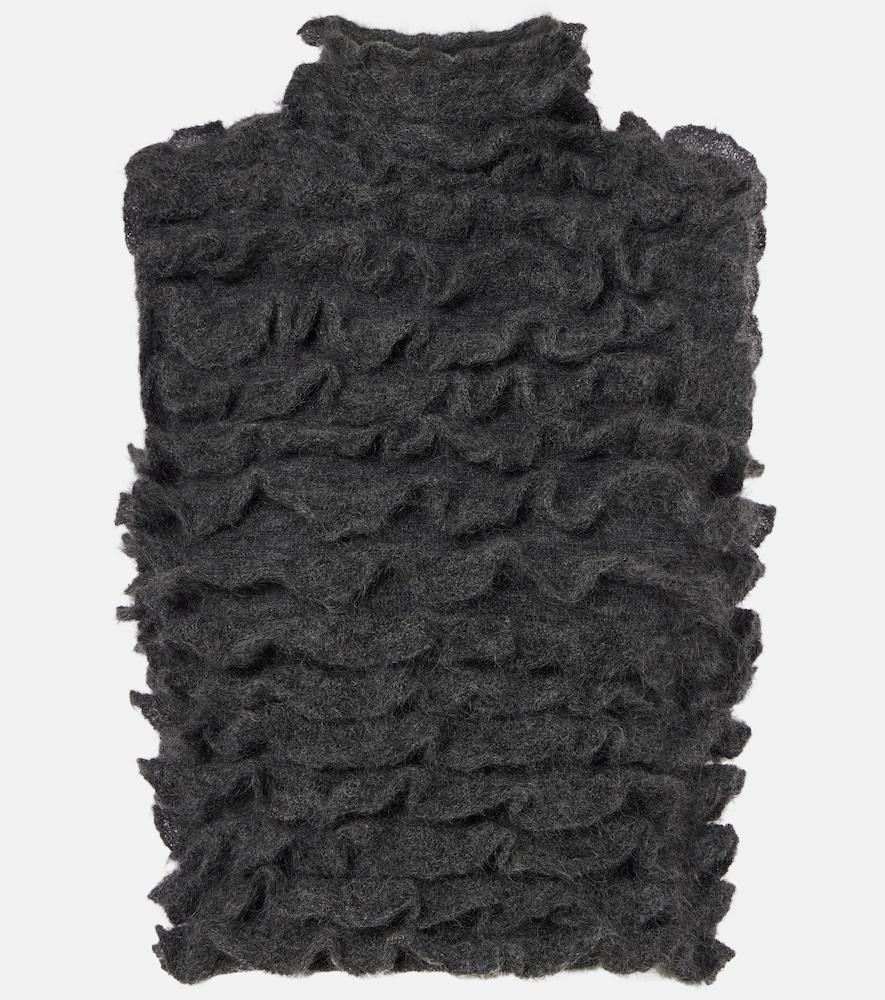 alaïa ruffled mohair