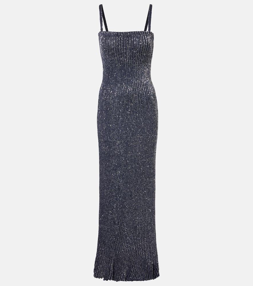 alaïa sequined gown