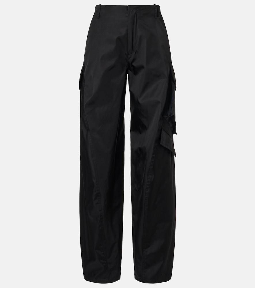alaïa taffeta cargo pants