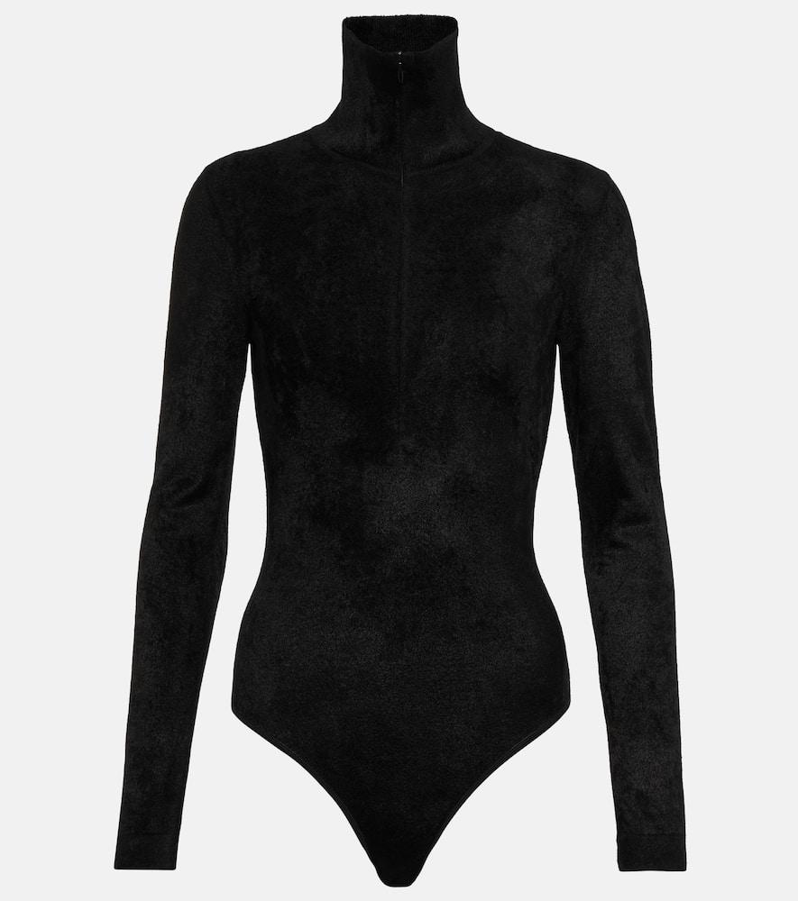 alaïa turtleneck bodysuit
