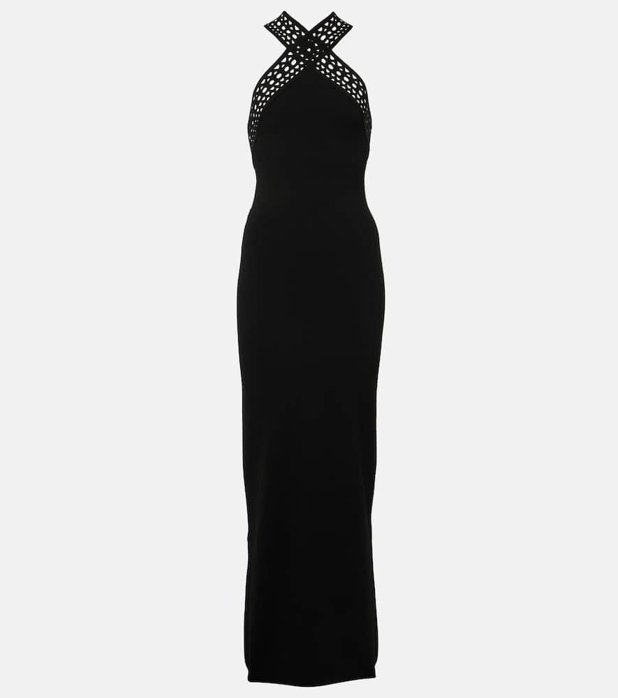 alaïa vienne halterneck gown