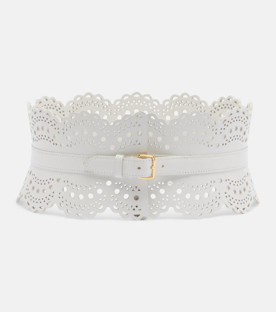 alaïa vienne leather belt