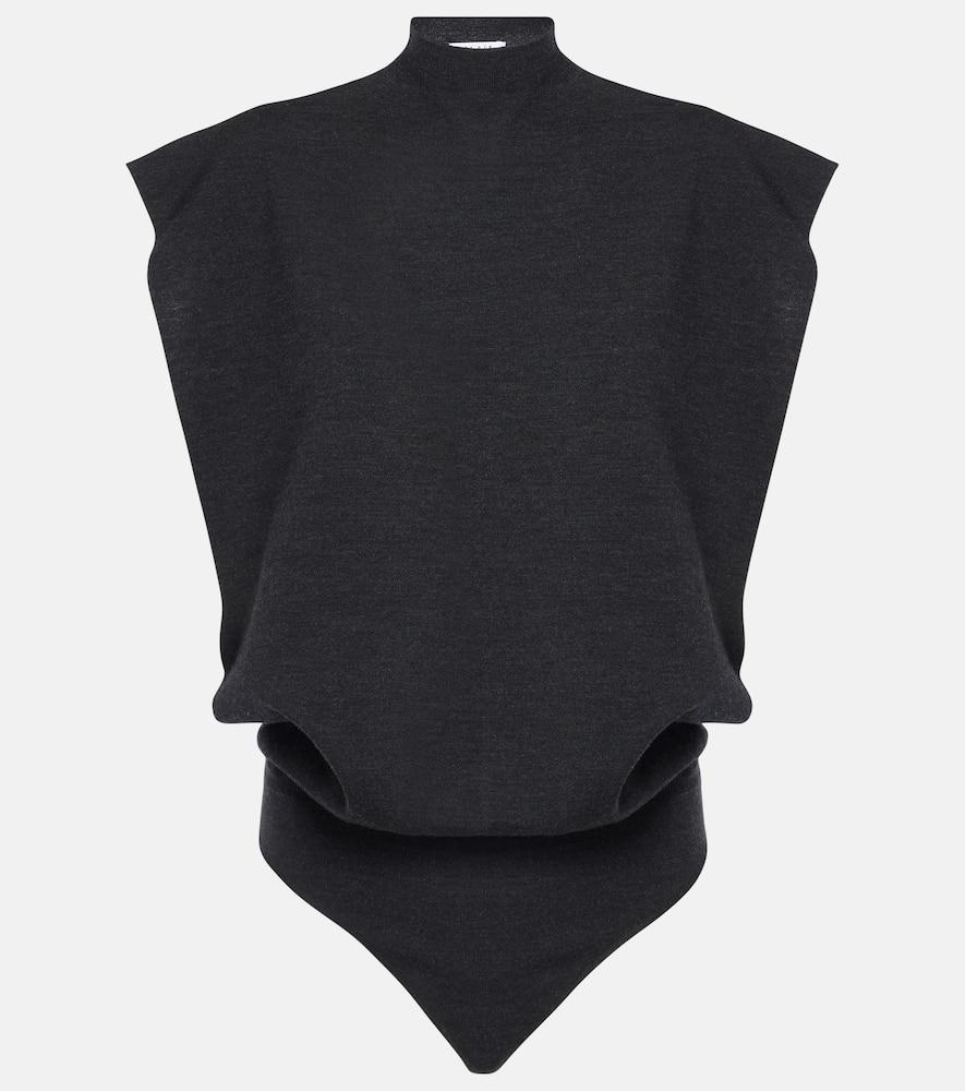 alaïa wool bodysuit