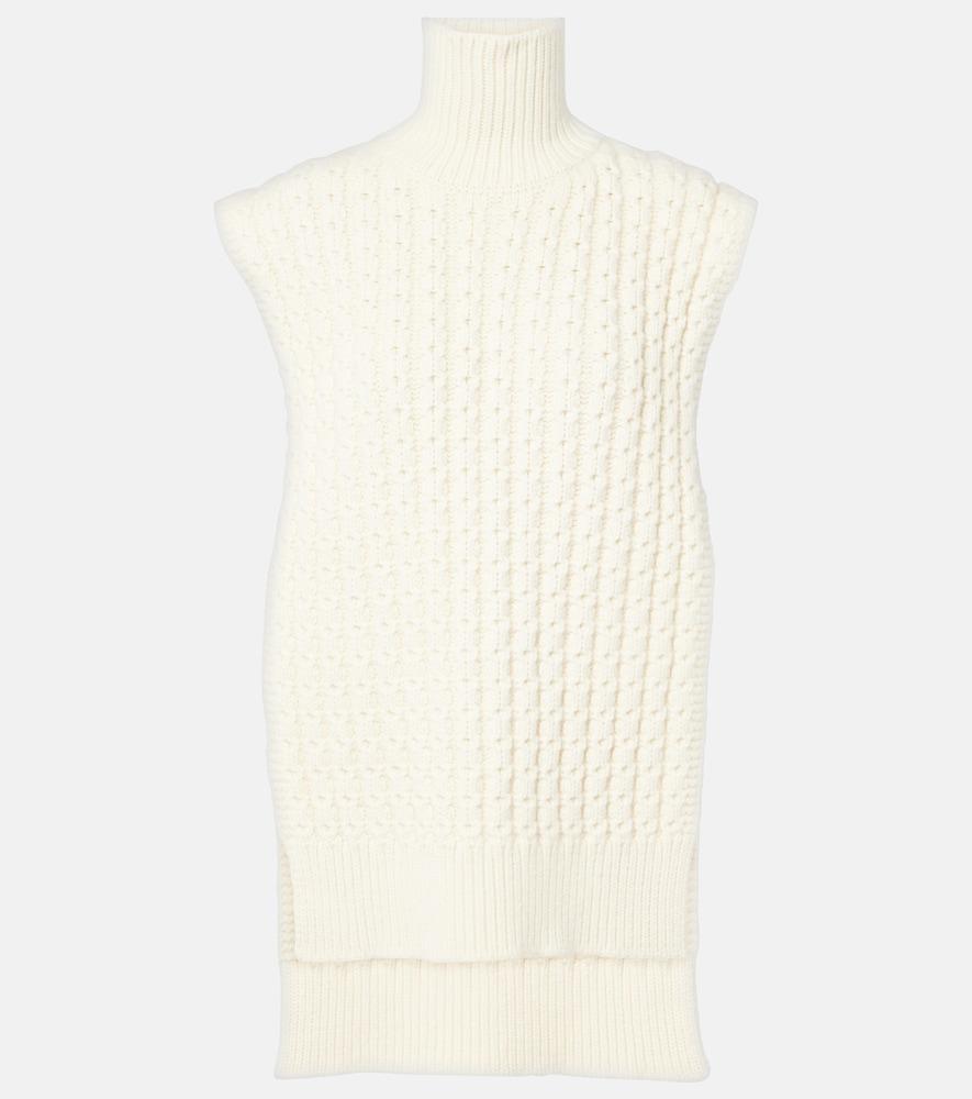 alaïa wool sweater vest