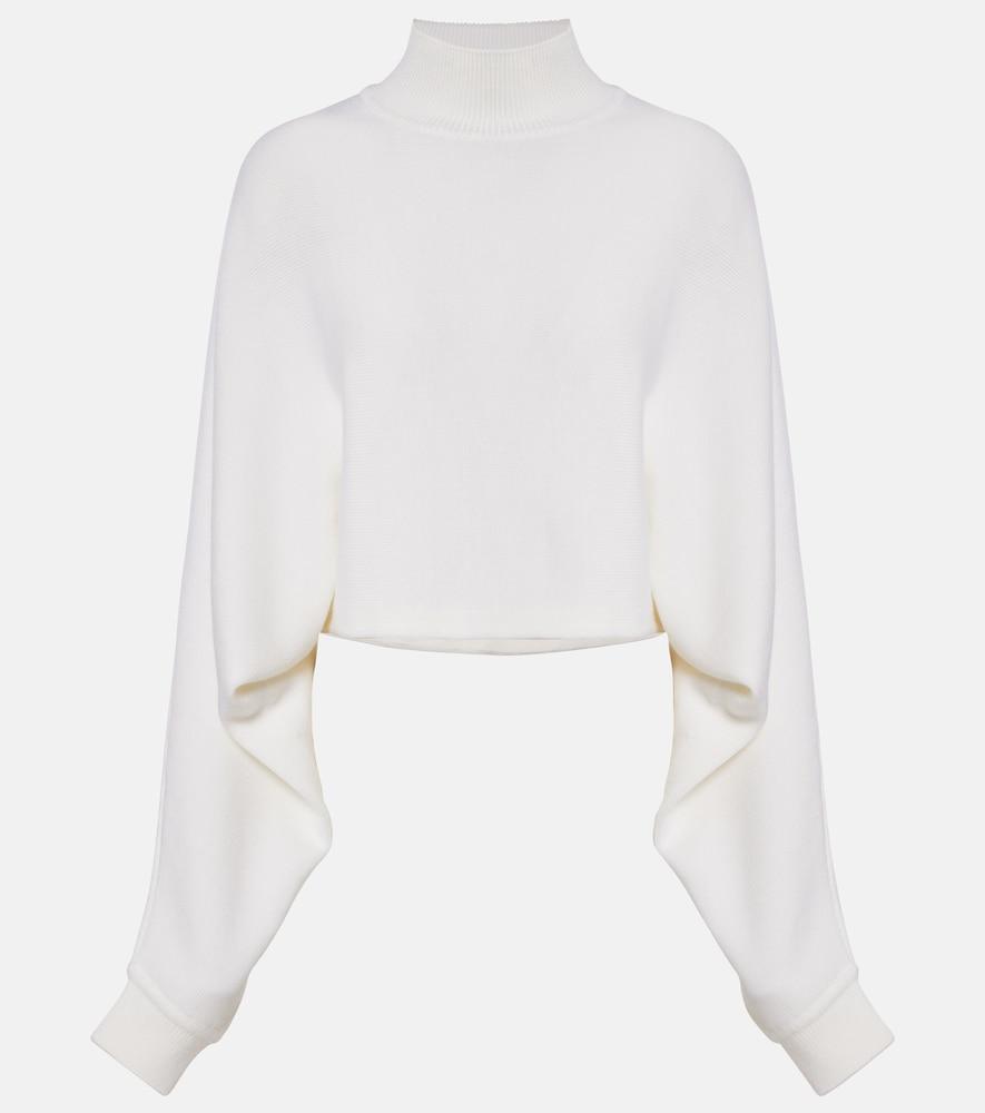 alaïa wool turtleneck sweater