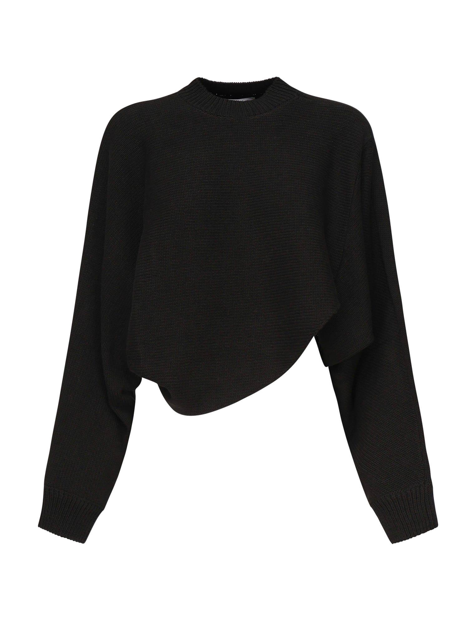 alaia asymmetrical sweater