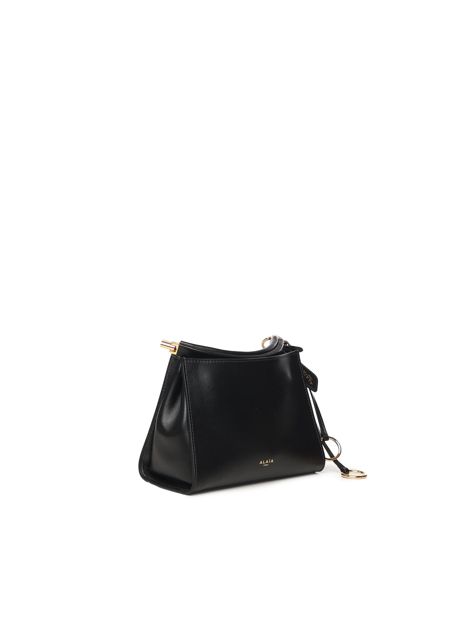 alaia bags black calfskin - women