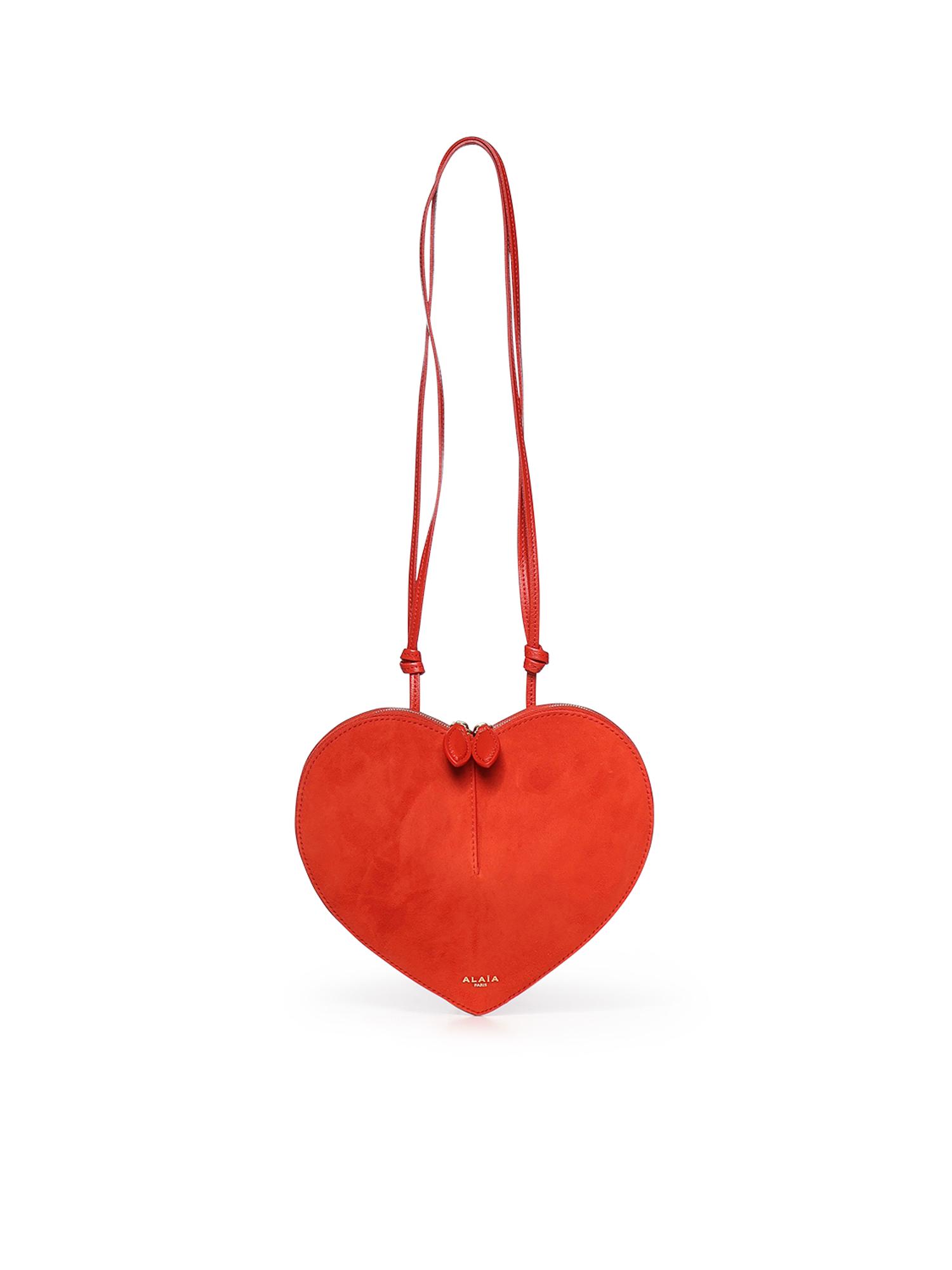 alaia bags orange brule sheepskin - women