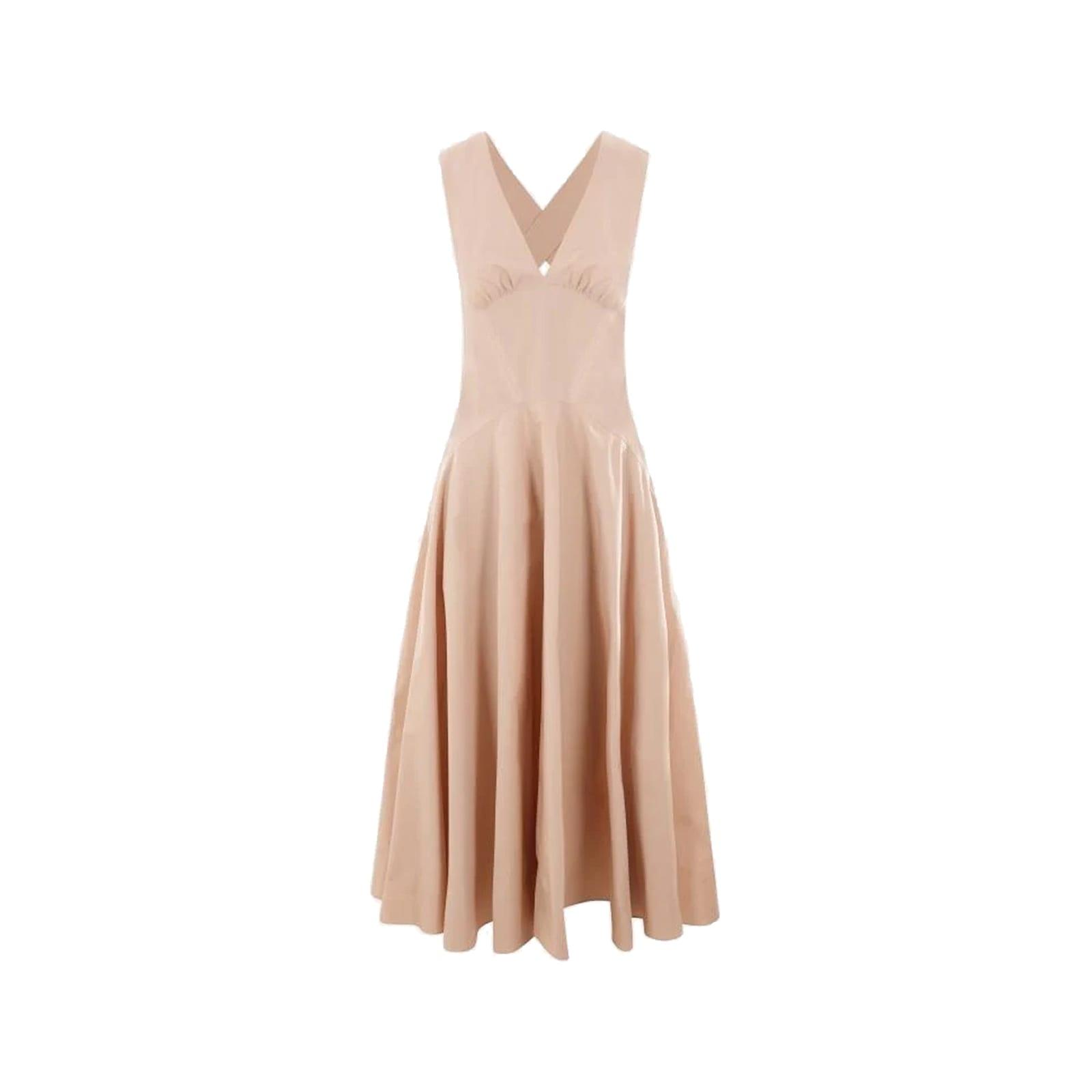 alaia cotton midi dress