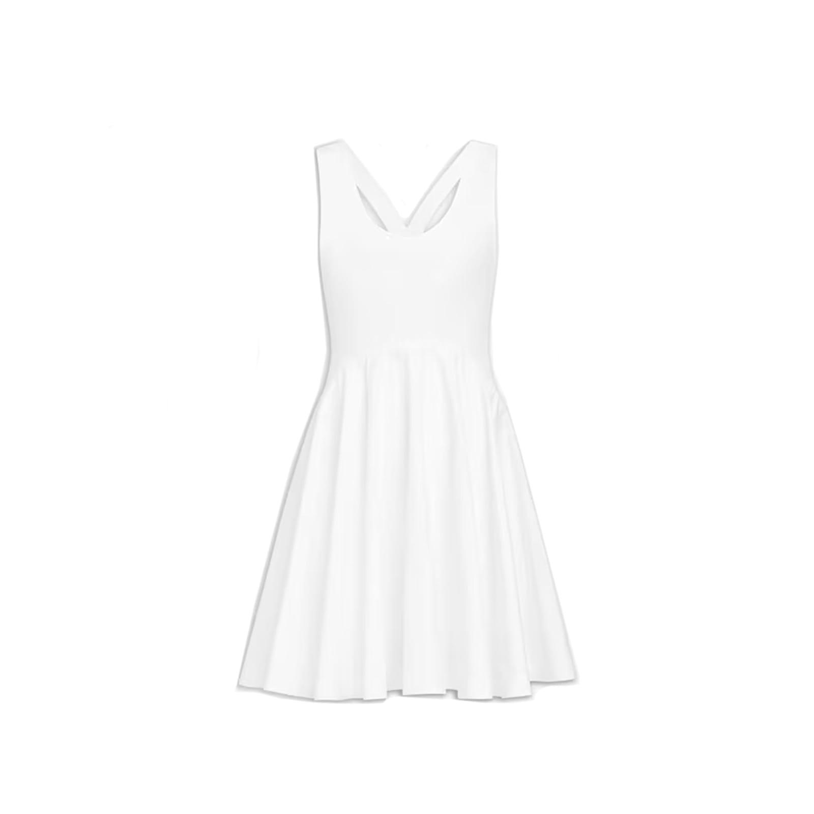 alaia cotton mini dress