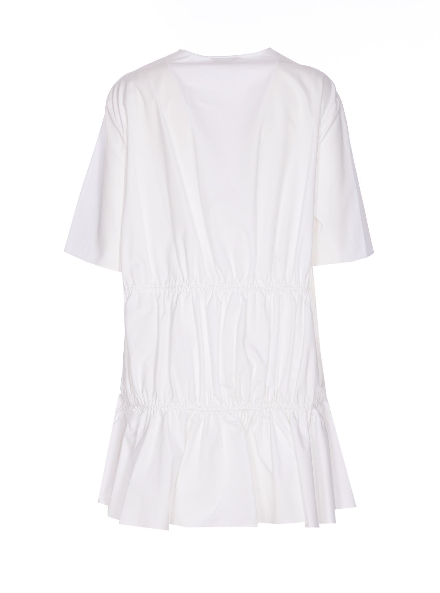alaia dresses white cotton - women