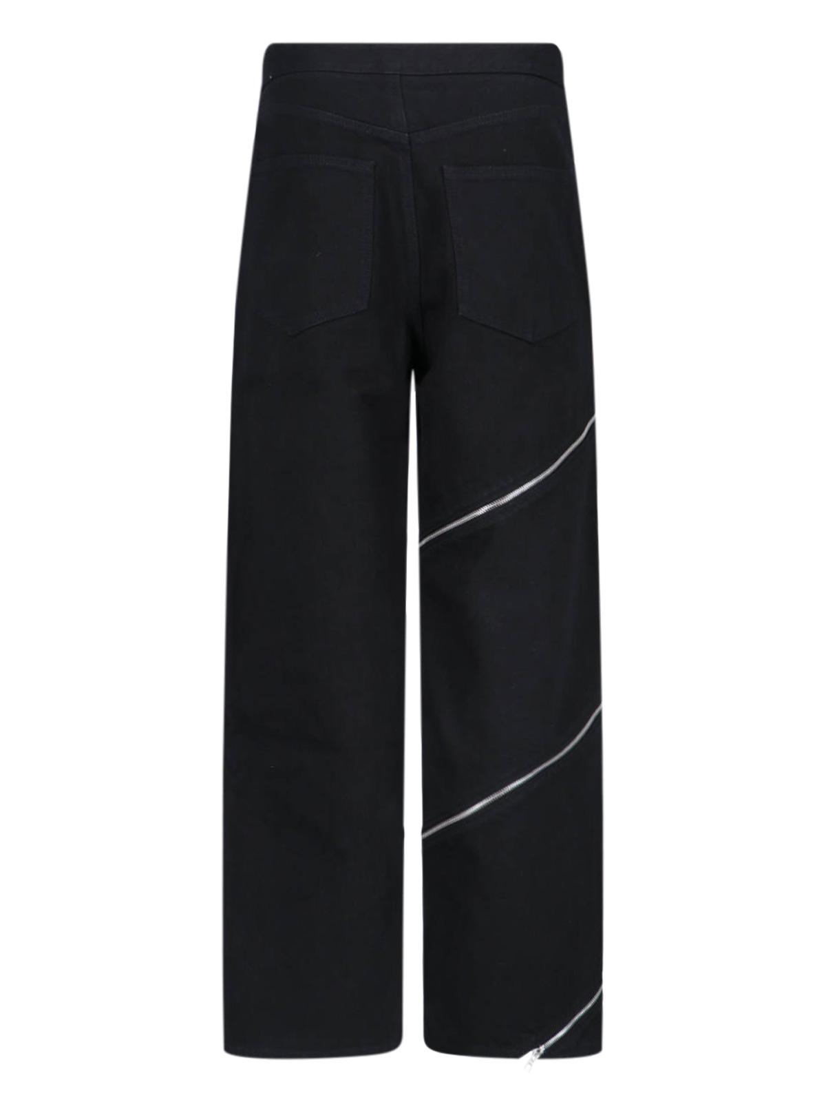 alaia jeans black cotton polyurethane - women