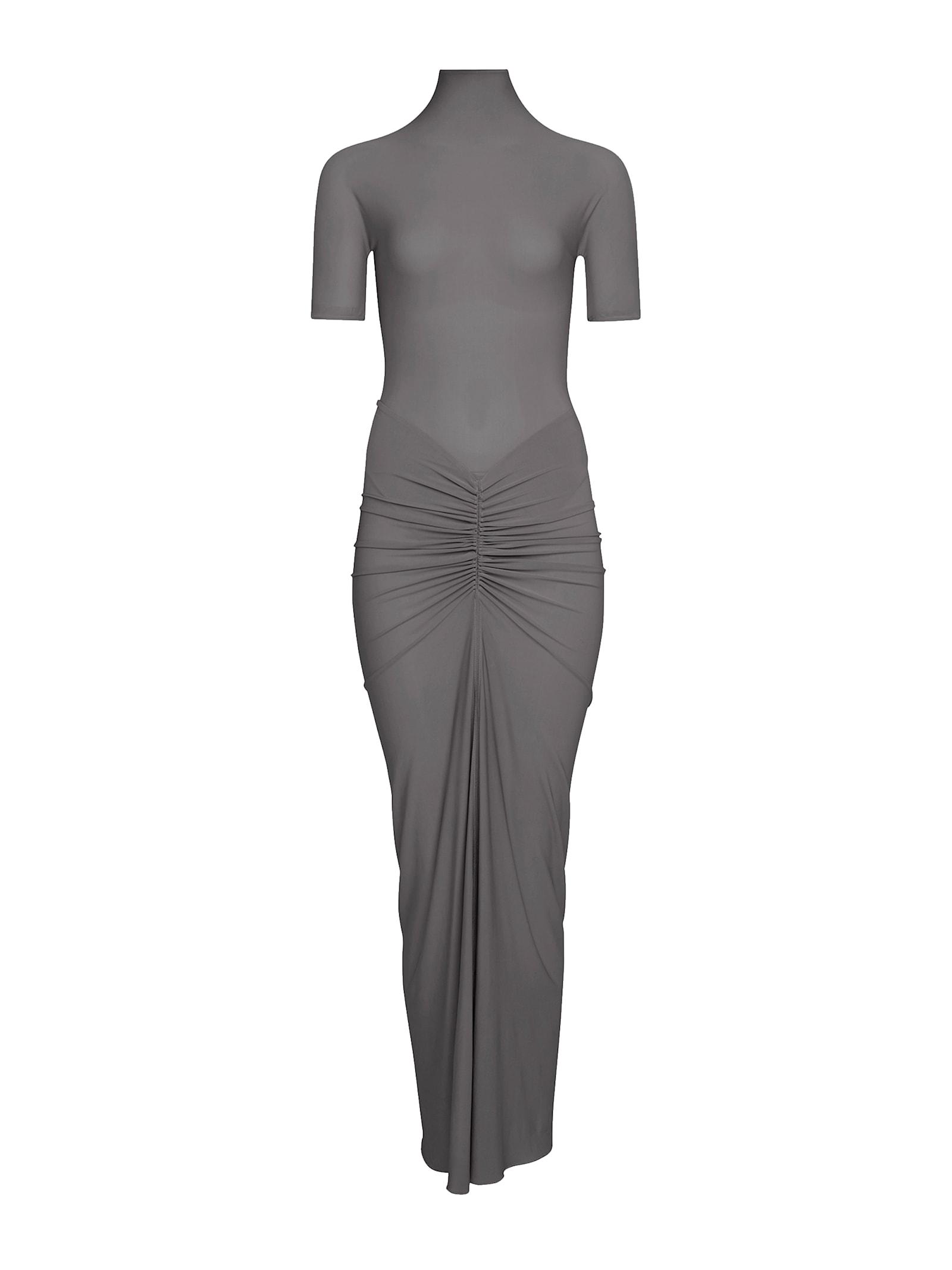 alaia jersey maxi dress
