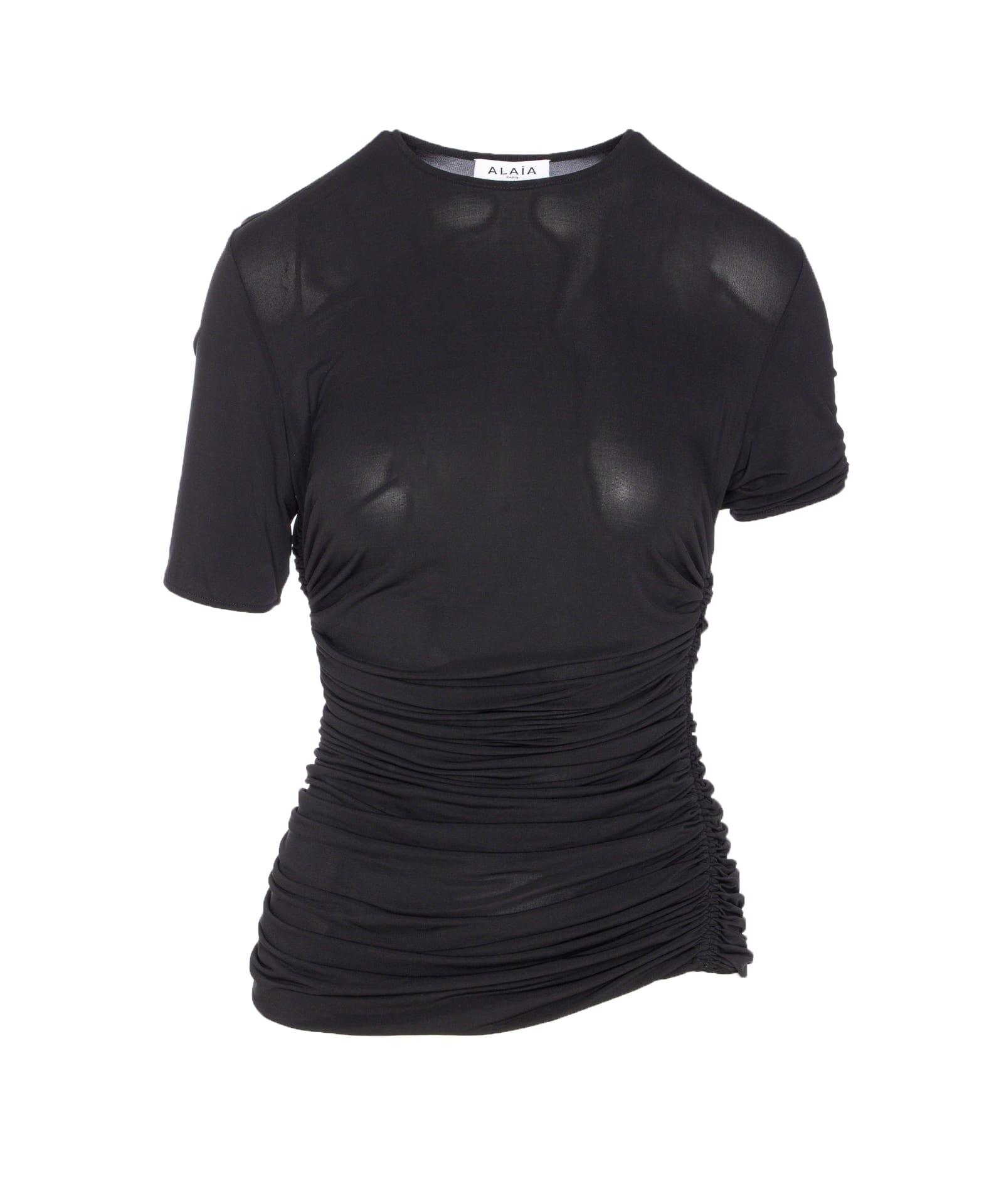 alaia jersey t-shirt