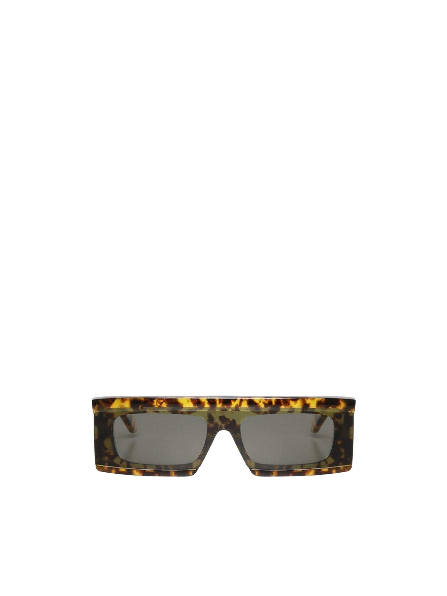 alaia mask sunglasses with logo