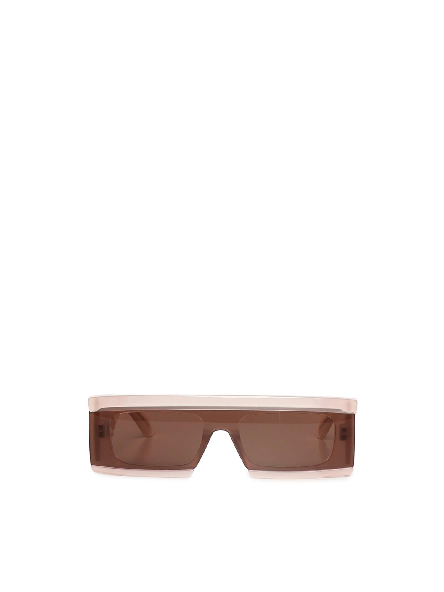 alaia mask sunglasses with logo