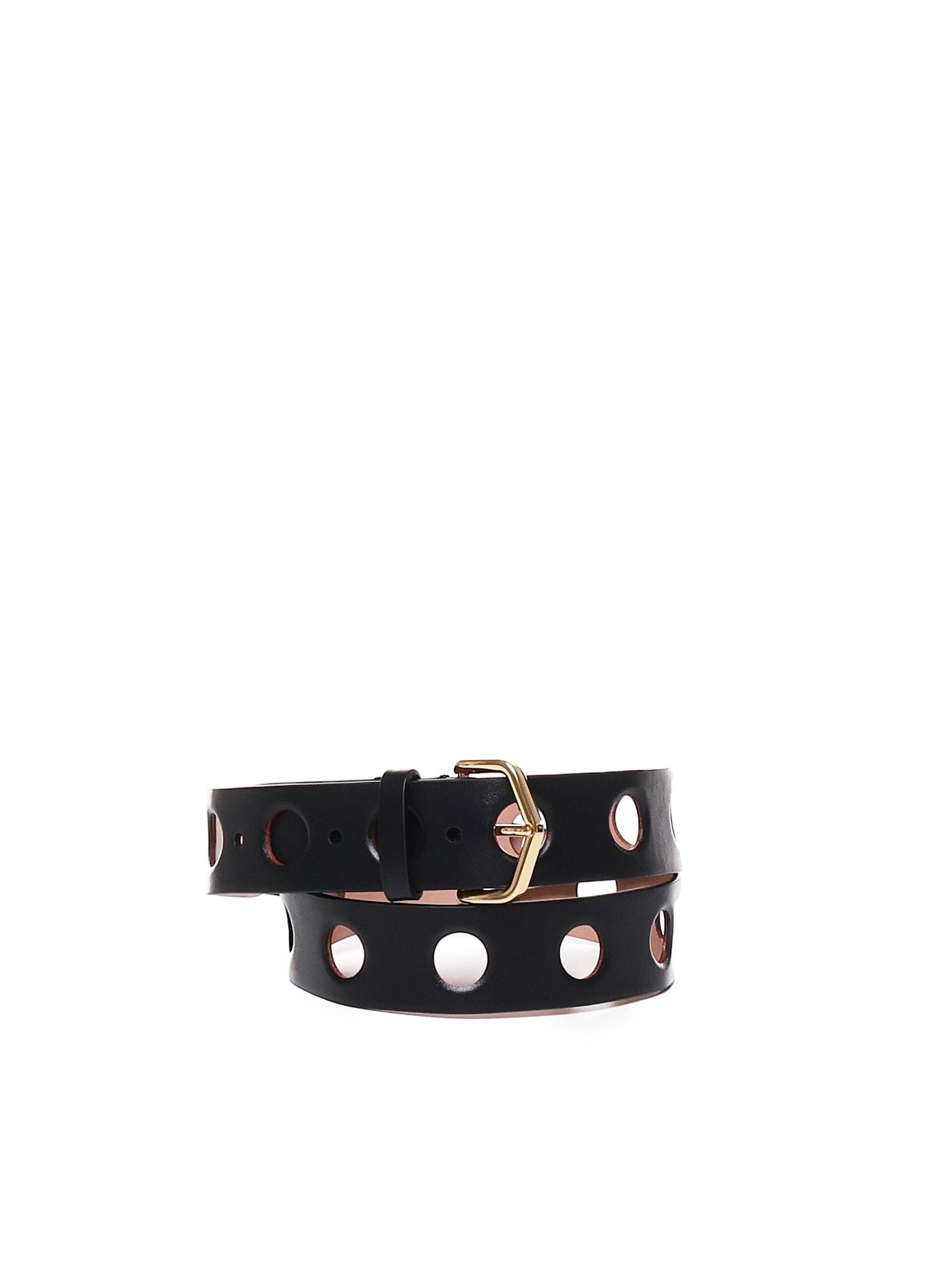 alaia neo vienne belt in calfskin