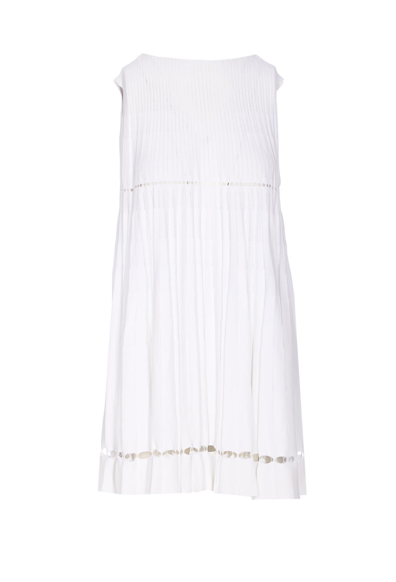 alaia pleated dress