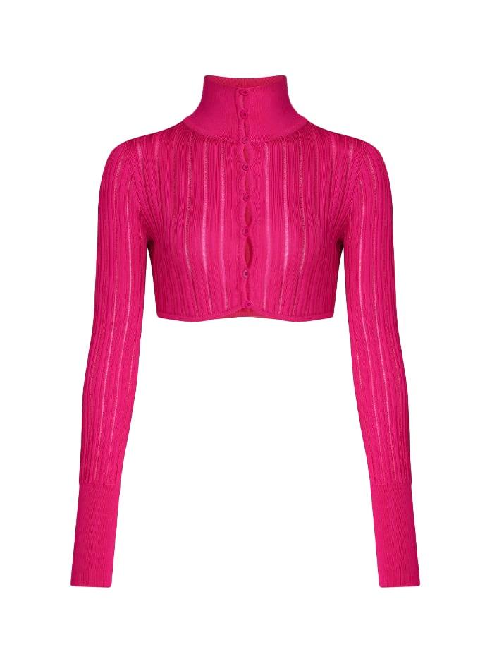 alaia ribbed crop top