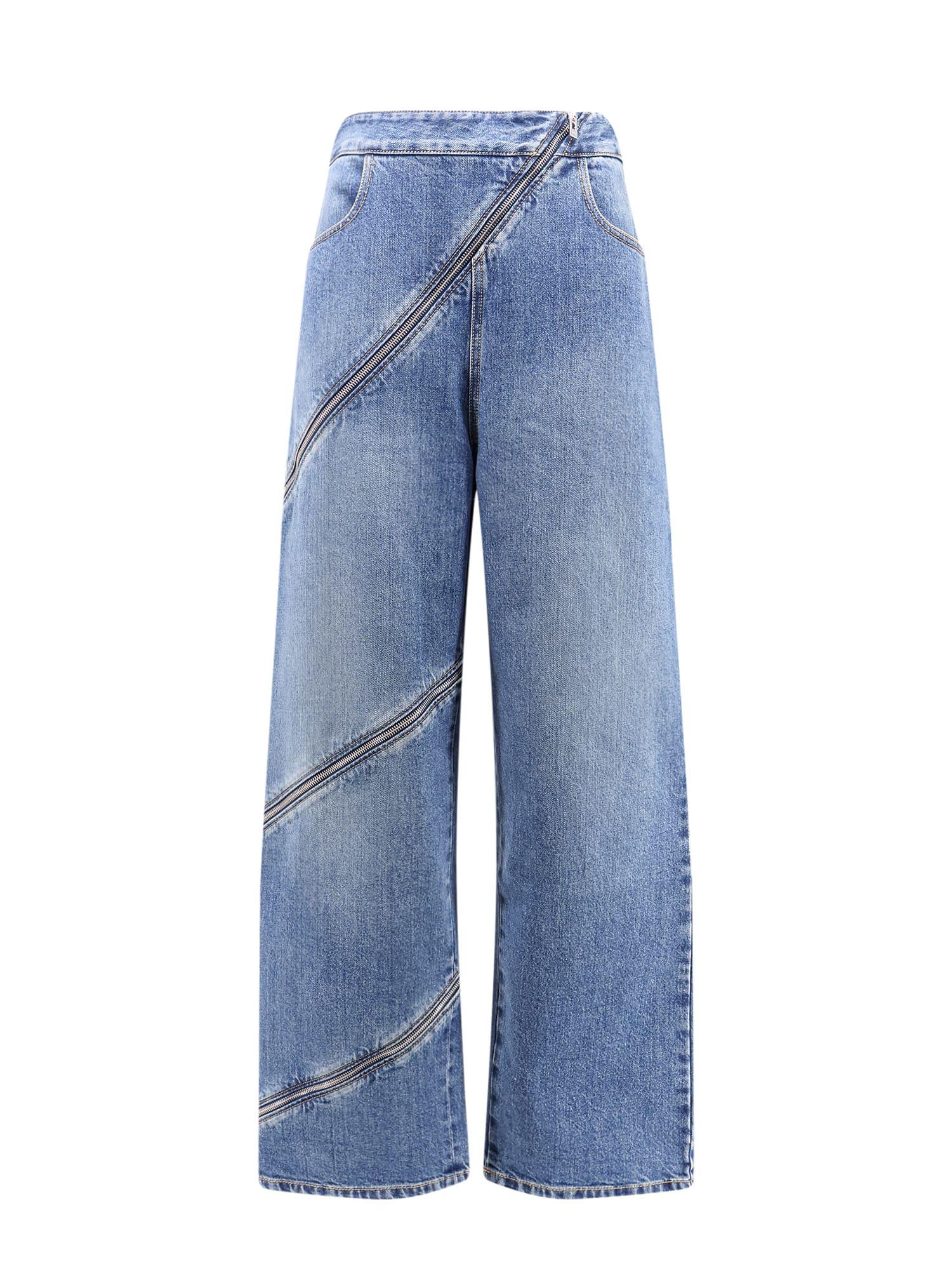 alaia spiral stone washed jeans