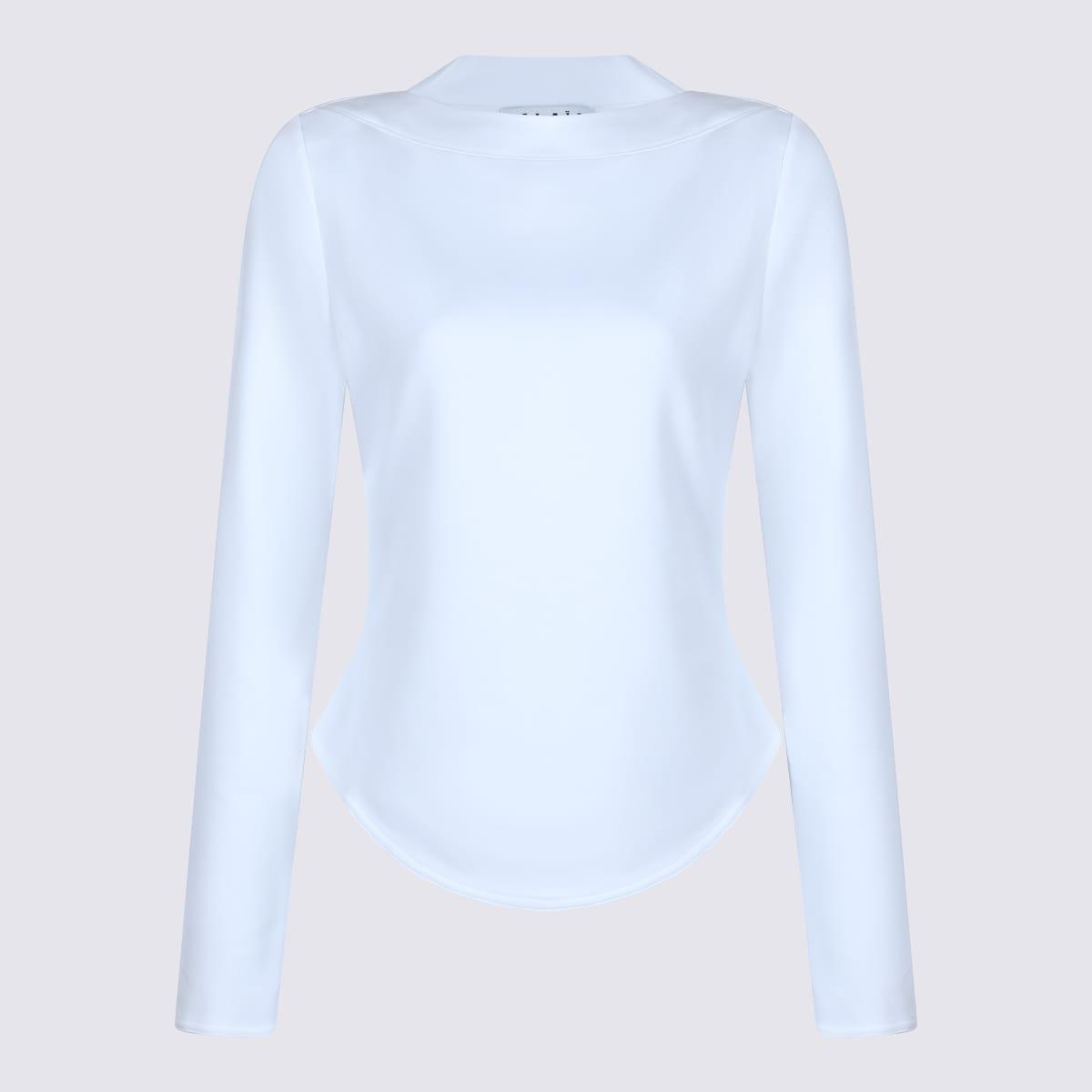 alaia white cotton t-shirt