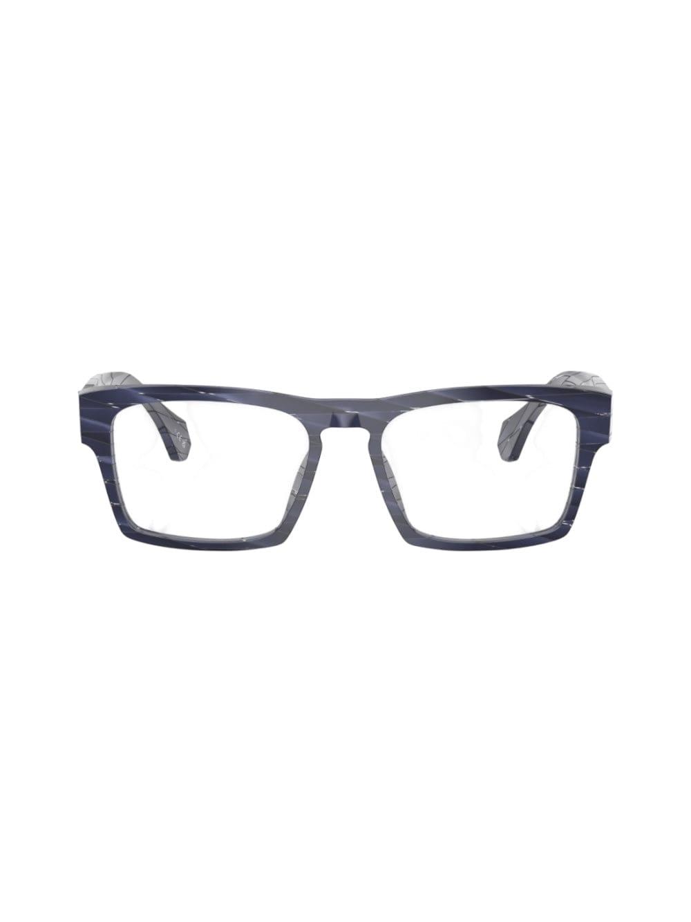 alain mikli a03508x - blue 1036 glasses