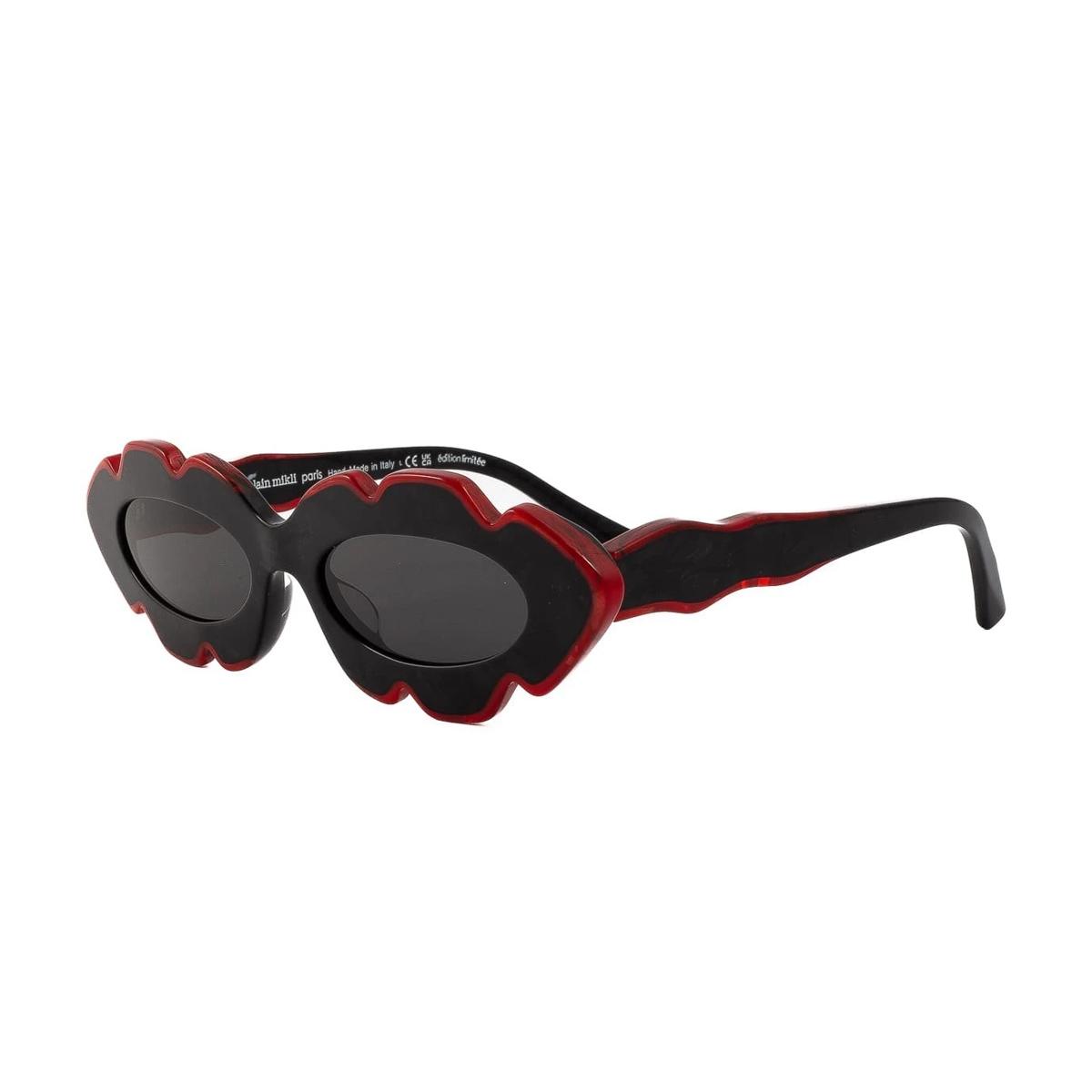 alain mikli a05072 001-87 nero acetate occhiali sole - women
