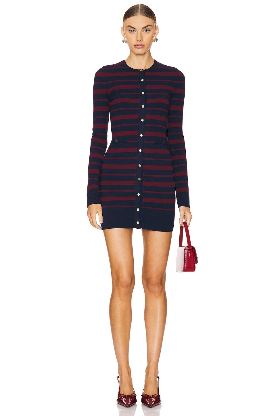 alainna striped dress
