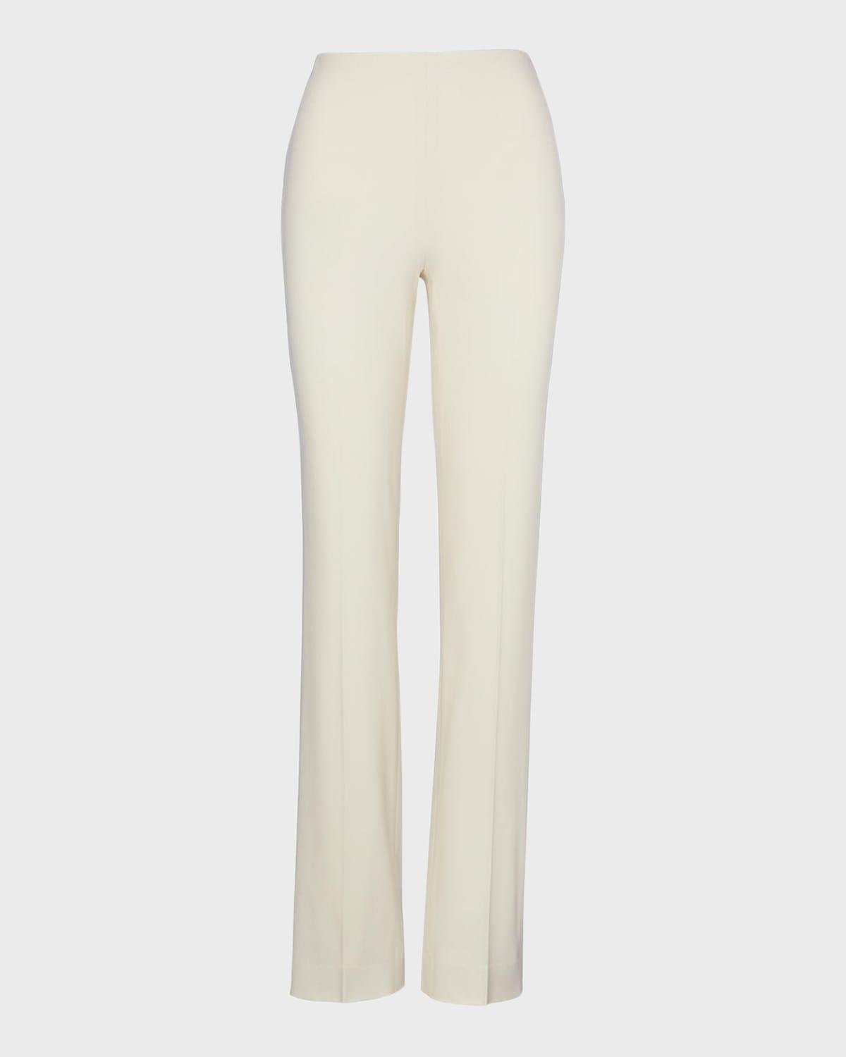 alandra straight-leg wool pants