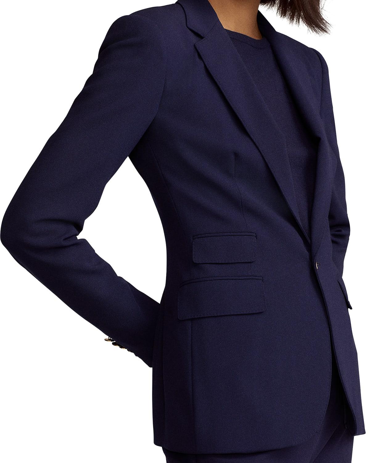 alandra straight-leg wool pants