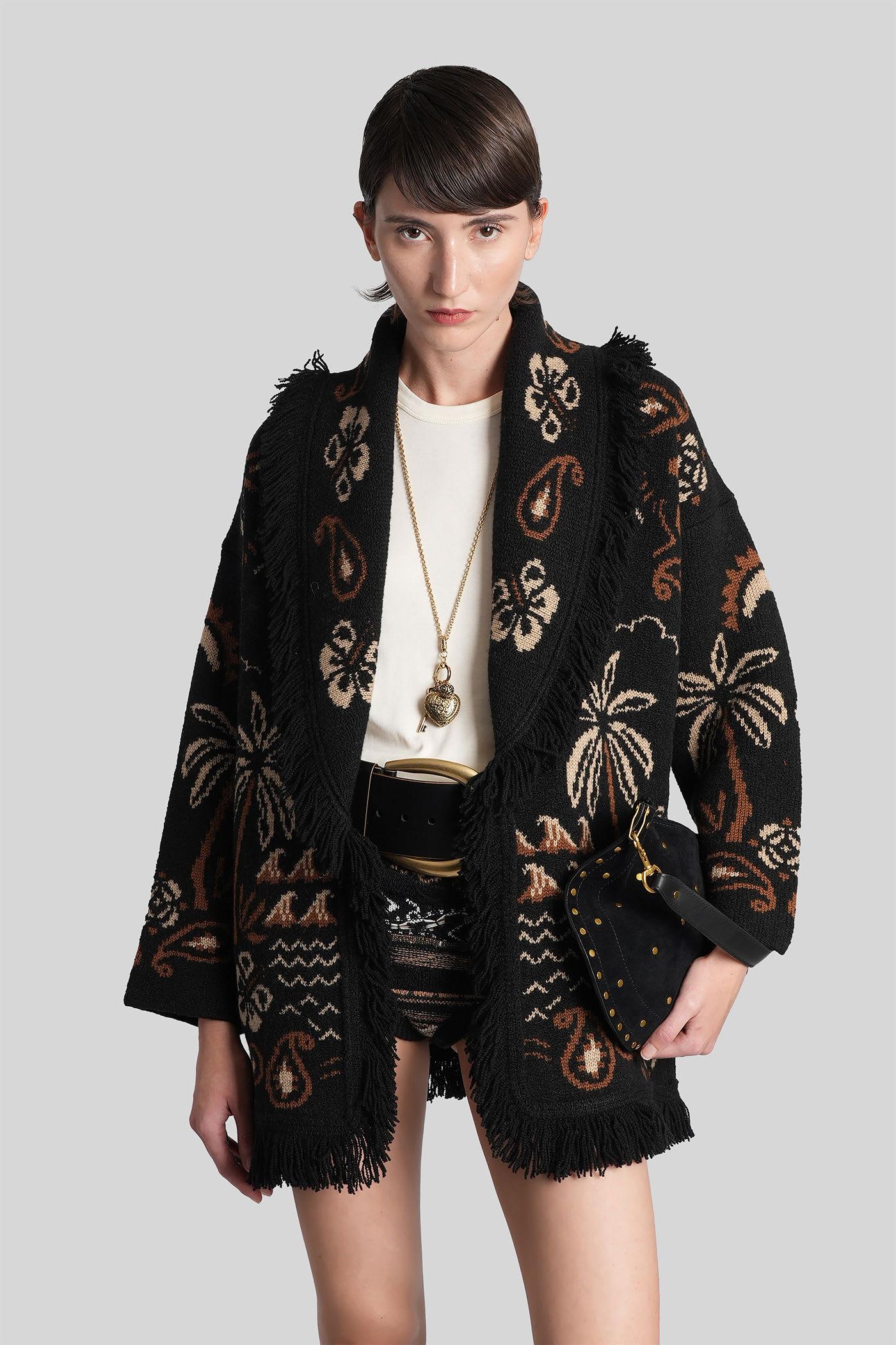 alanui cardigan in multicolor wool